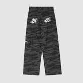 Hip-Hop-Cargohose mit Camouflage-Muster